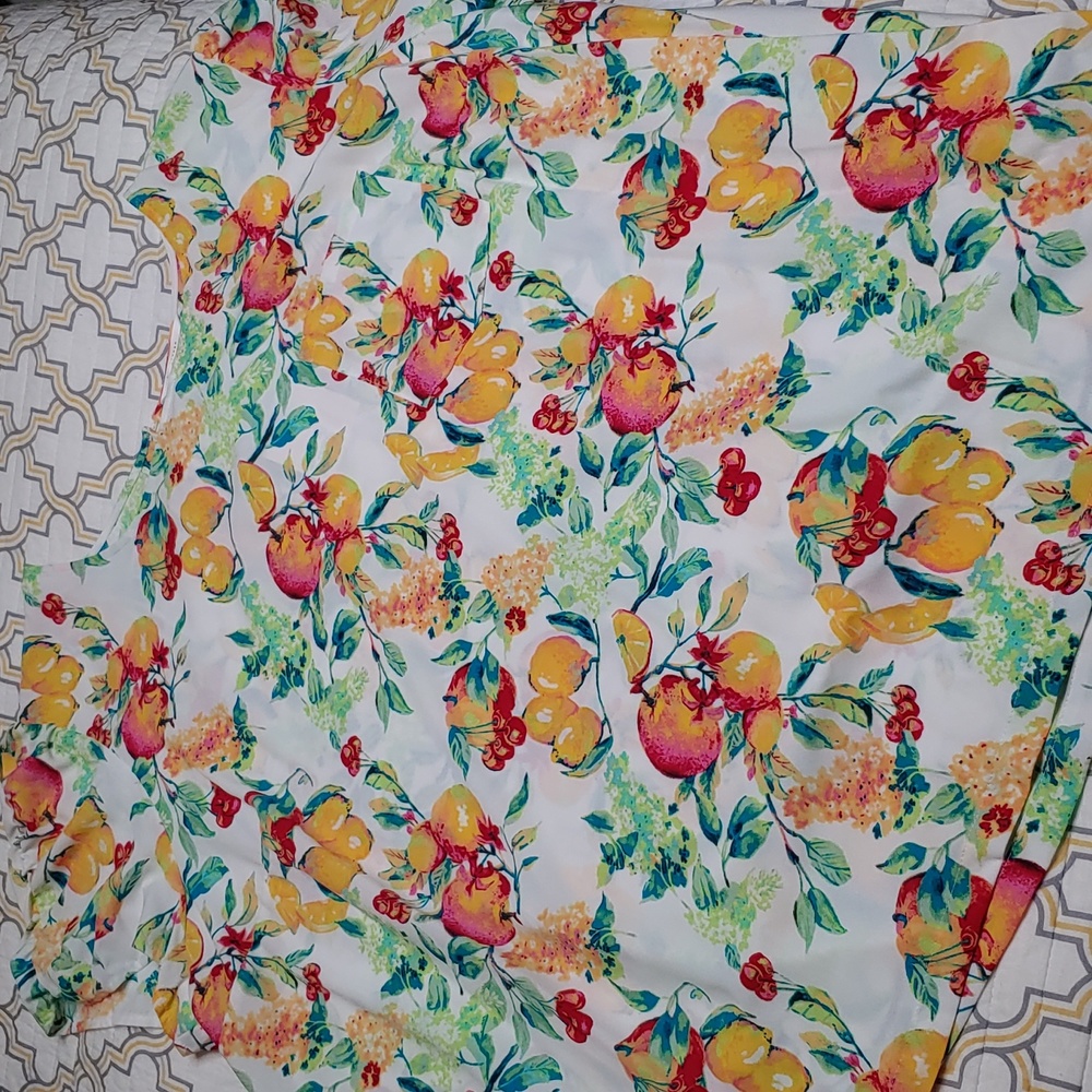 LC Lauren Conrad Blouse With Fruit